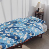 【SALE】kippis 掛布団カバー　シングル　フラワーブルー