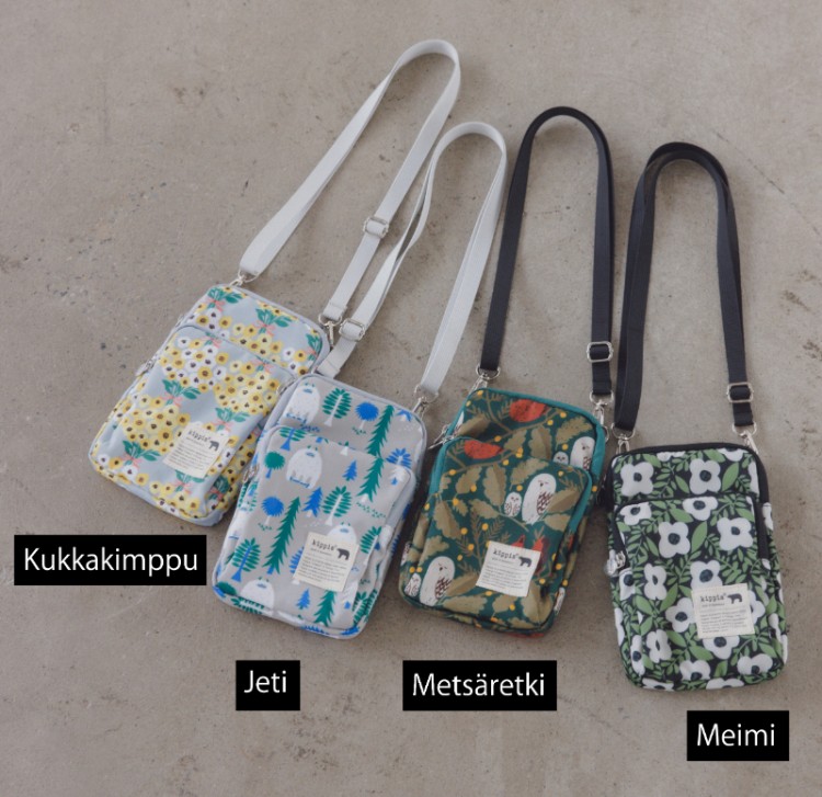 【SALE】kippis スマホショルダー　Meimi　カーキ