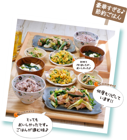 豪華すぎる節約ごはん