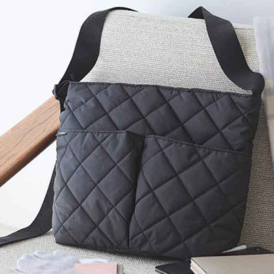 A.STANDARD たっぷり入ってふんわり軽い 7ポケットキルティングショルダーバッグBOOK