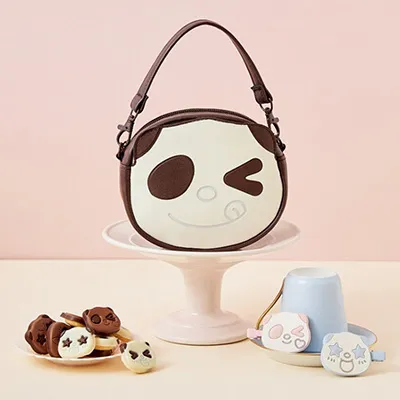 さくさくぱんだ フェイスポーチ＆ヘアクリップBOOK