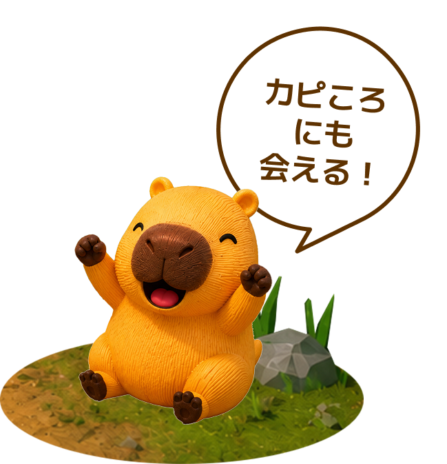 カピころにも会える！