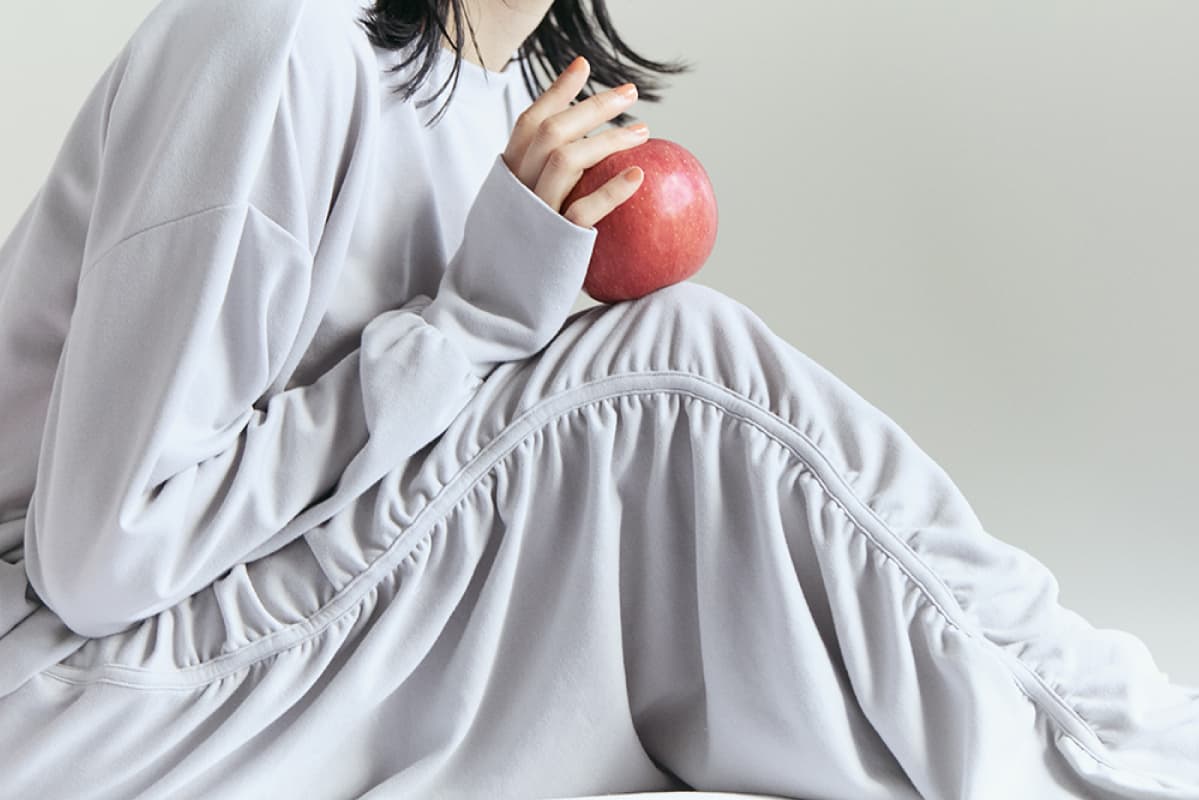 HELLO KITTY × BRILMYのイメージカット ギャザー入りパンツ