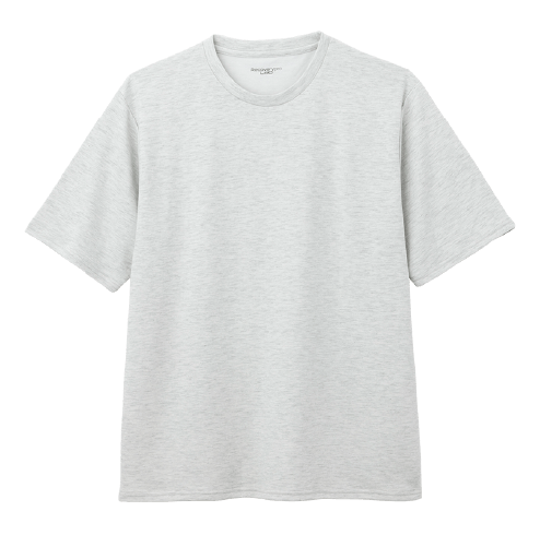 Recoverypro Lab. 疲労回復ウェア ベーシック 半袖シャツ グレー イメージカット