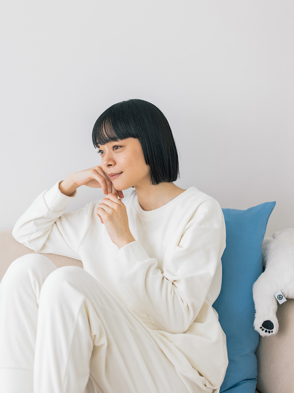 あたたかさと上品さを備えた、うっとりする肌触り