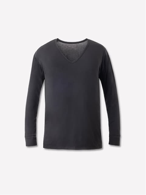 Recoverypro Lab. 疲労回復インナー MEN 長袖Vネック ブラック