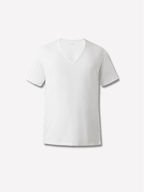 Recoverypro Lab. 疲労回復インナー MEN 半袖Vネック ホワイト