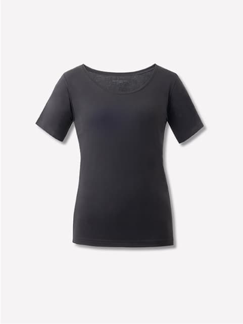 Recoverypro Lab. 疲労回復インナー WOMEN 半袖Uネック ブラック