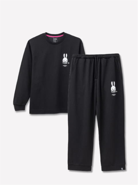 Recoverypro Lab. 疲労回復ウェア CUNE 上下セット（長袖シャツ・ロングパンツ） ブラック