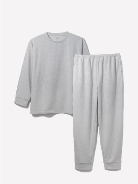 Recoverypro Lab. 疲労回復ウェア ベーシック 上下セット（長袖シャツ・ロングパンツ）グレー