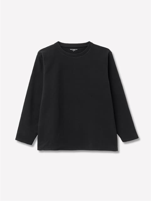 Recoverypro Lab. 疲労回復ウェア あったか起毛フリース プルオーバー ブラック